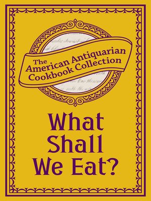 cover image of What Shall We Eat?